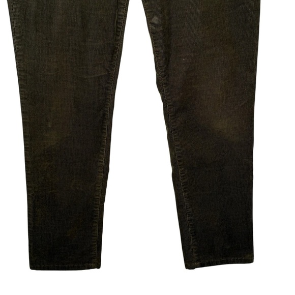 Talbots Signature Chocolate Brown Corduroy Mid Rise Straight Leg Pants Size 8P - Picture 4 of 14